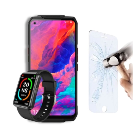 Oukitel WP7 GRATUIT Smartwatch R5 + Verre Trempé